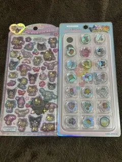 うるちゅる&キラコロシール　サンリオ　日焼け