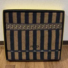 FENDI フェンディ タオル ズッカ柄 ブラウン ブラック - メルカリ