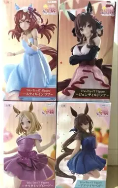 ラウンドワン限定 ウマ娘 Trio-Try-iT Figure 4種　未開封