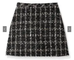 GRL チェック柄 ツイード ミニ スカートcu317