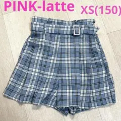 【PINK-latte】　ピンクラテ　キュロット　ショートパンツ　xs 150