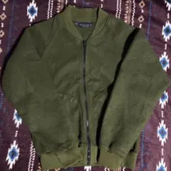 80s USA製 Columbia フリースジャケット M オリーブ