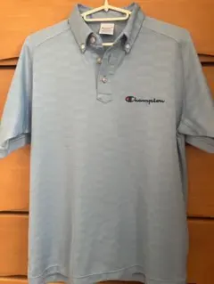 Champion ゴルフウェア ポロシャツ ライトブルー Mサイズのサムネイル