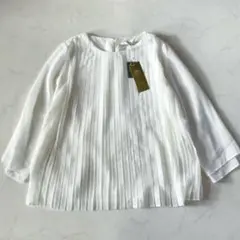 新品タグ付き✨自由区ロイヤルシフォンブラウス　38サイズ　洗える