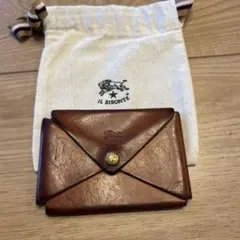IL BISONTE ブラウンレザー 名刺入れ