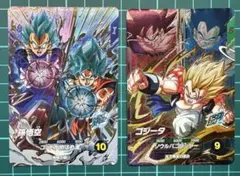 引退品 ドラゴンボールスーパーダイバーズ　孫悟空　ゴジータPUR2枚セット！