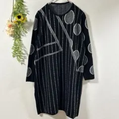 【c2496】レディース　チュニック ブラック　長袖