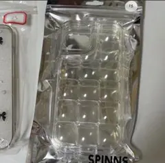 パー様　iPhone15用 ケース SPINNS ぷくぷく クリア