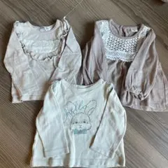 ベビー服 長袖Tシャツ 3点セット　サイズ90
