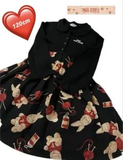 《美品》BABY PINK HOUSE ウサギ ワンピース 120cm平成レトロ