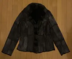 ファーコートラビットファー 2way フェアリーグランジ ダークコア 森ガール