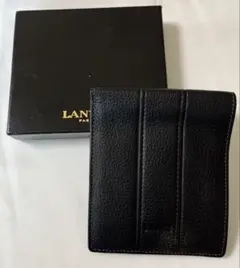 LANVIN ブラック 二つ折り財布