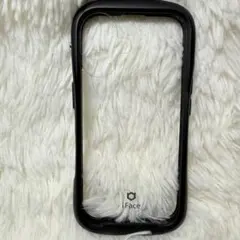 iPhone16 iFace スマホカバー　ブラック　クリア