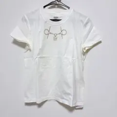 エルメス HERMES Tシャツ 白 カルトゥッシュ モール 36のサムネイル