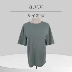 a.v.v Mサイズ グリーン Tシャツ