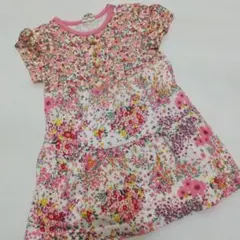Moujonjon 花柄ワンピース 90サイズ