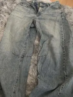 GU バレルレッグジーンズ　XL