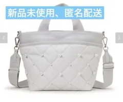 【新品】LeSportsac BUCKET TOTE PEARLS ミストグレーのサムネイル