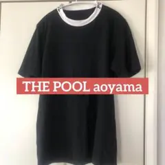 【レア送料込】THE POOL aoyama リブロゴTシャツ　藤原ヒロシ