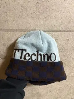 TTT×ICE & TECHNO logo beanie ニット帽