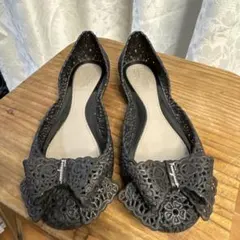 Salvatore Ferragamo フェラガモ レース パンプス フラット