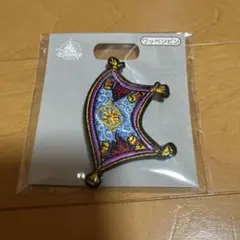 希少！アラジン 魔法の絨毯 ワッペンピン