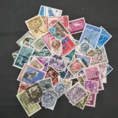 イタリア　シラキュース100リラ大寸法使用済切手　通常100リラ使用済切手。 イタリア シラキュース100リラ大寸法使用済切手 通常100リラ使用済切手