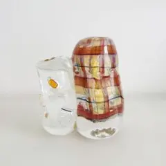 ガラス 角皿 アート 作家 作品 上野ツカサ デッドストック JAPAN