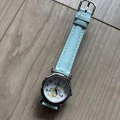 すみっコぐらし　キッズ 腕時計 水色 (すみっコグッズおまけ付き)
