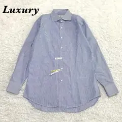 【美品】CIT Luxury1939 長袖シャツ 39-15 2/1 麻混のサムネイル