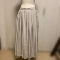 LEPSIM レプシィム プリーツミディガウチョ M ライトグレー 裏地あり新品