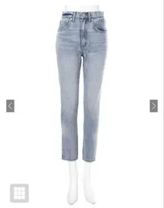 GRL ハイウエストテーパードデニムパンツ［cu157a］