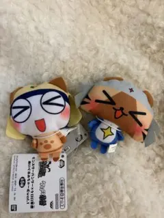モンスターハンター × ケロロ軍曹 ぬいぐるみちゃーむ 4点セット