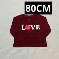 baby gap LOVEプリント長袖カットソー 12-18 months