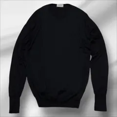JOHN SMEDLEY クルーネックニット ブラック メンズ サイズXXL
