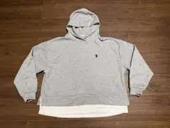 U.S. POLO ASSN. グレー パーカー Mのサムネイル