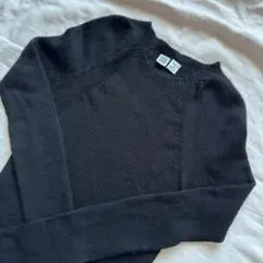 UNIQLO U ユニクロ　長袖　ウール100% ニット　M 黒　ブラック