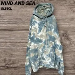 WIND AND SEA ウィンダンシー タイダイ柄 プルオーバー パーカーのサムネイル