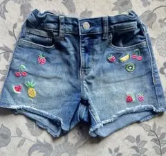 【美品】GAPkids デニムショートパンツ140CM