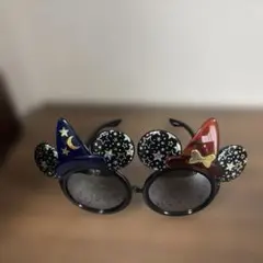 ミッキーマウス ミニーマウス　サングラス 魔法使いデザイン　ディズニーリゾート