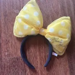 東京ディズニーリゾート ミニー カチューシャ イエロー 水玉のサムネイル