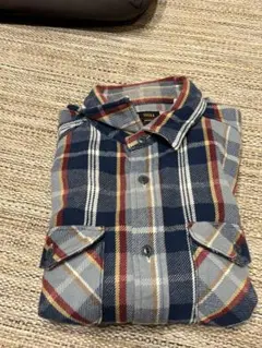 チェック柄長袖シャツ サイズ3
