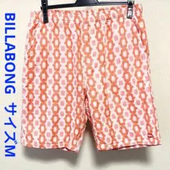 ビラボン 幾何学模様 コットン ショートパンツ M ピンク系のサムネイル