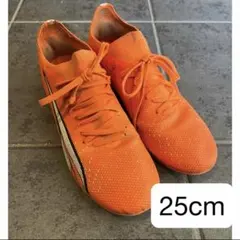 【プーマ】 サッカースパイク ウルトラ マッチ オレンジ 土 人工芝