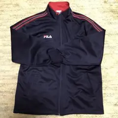 FILA フィラ トラックジャケット ジャージ ネイビー