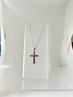 【ネックレス・トップ】シルバー・シンプル・クロス型