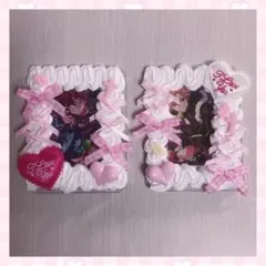 ホイップデコ ペア 量産型 b8サイズ トレカケースデコ ♡現品のみ♡