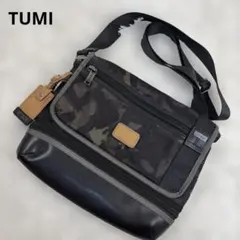 【美品】TUMI 222371 メッセンジャー ショルダーバッグ カモフラ レザのサムネイル