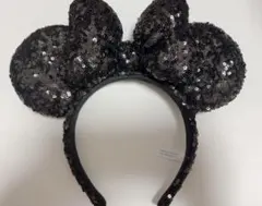 ミニーマウス風スパンコールカチューシャ