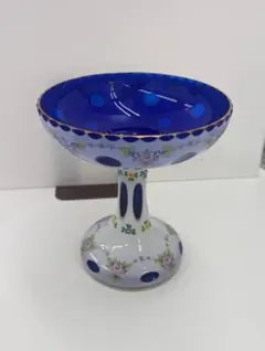 ボヘミアガラス　コンポート ボヘミア ガラス コンポート チェコスロバキア 500PKカット ボヘミアン